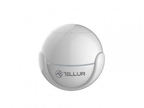 Periferice IT - Senzor de mișcare WiFi Tellur, PIR, Alb