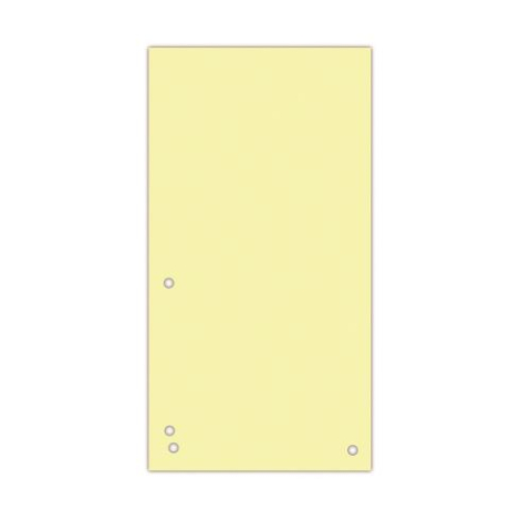 Birotică și Papetărie - Separatoare C7 din carton DONAU 105 x 240mm 100 buc/set galben 