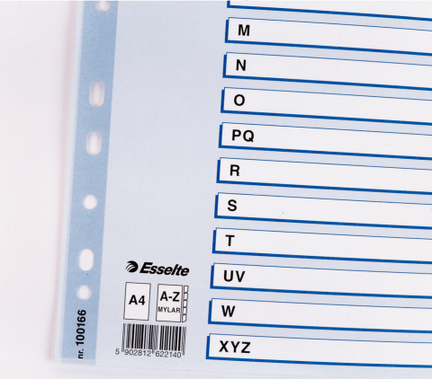 Separatoare index carton a-z mylar esselte [2]