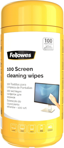 Articole pentru birou - Servetele curatare monitor 100/set fellowes