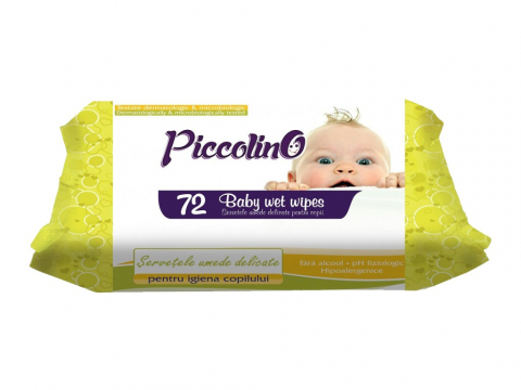 Curatenie, intretinere casa - Șervețele umede copii 72 buc/set Picollino