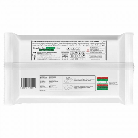 Servetele Umede cu Bicarbonat si Otet, 100 buc / pachet, Sleepy [2]