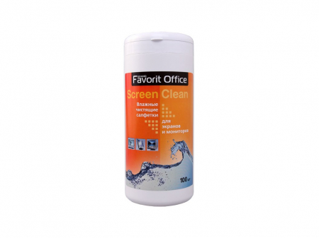 Birotică și Papetărie - Șervețele umede ecran LCD/TFT, 100 buc, Favorit