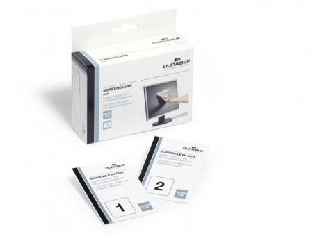 Șervețele umede/uscate 10/set, Durable [1]