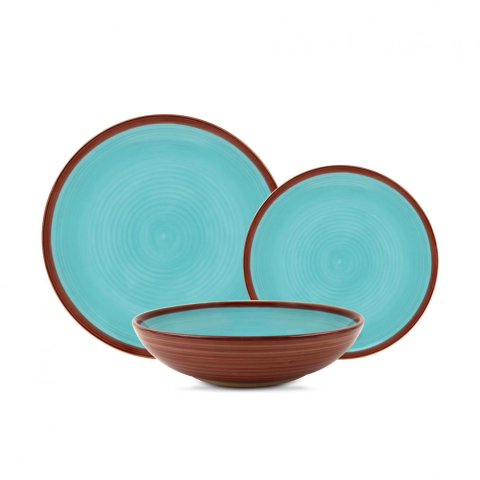 Servicii de masa - Serviciu  masa ceramica 18 piese, sierra, art of dining by heinner