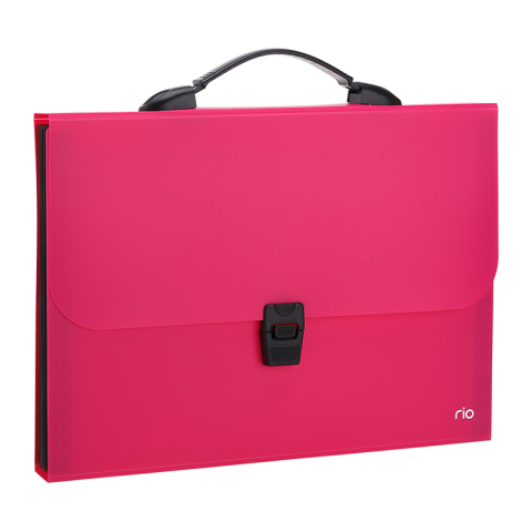Servieta plastic cu maner 13 compartimente diverse culori neon deli [2]