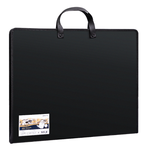 Birotică și Papetărie - Servieta pp pentru portofoliu pictura 440x350x35mm neagra deli
