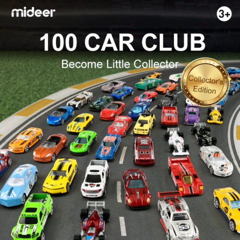 Set 100 Masinute din Metal Alloy Multicolor, Vehicule cu Detalii Realiste si Finisaj Premium [2]