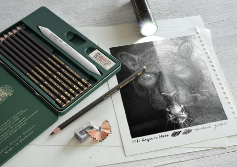 Set 11 buc creion grafit mat pitt faber-castell [3]