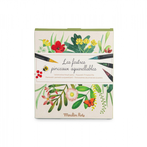 Birotică și Papetărie - Set 12 carioci acuarela, Moulin Roty, varsta 6 - 9, 9+ ani, Baiat, Fata