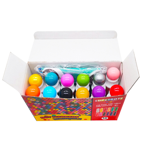 Set 12 Carioci Superdots 60ml, Varf 18mm, Art Markers [2]