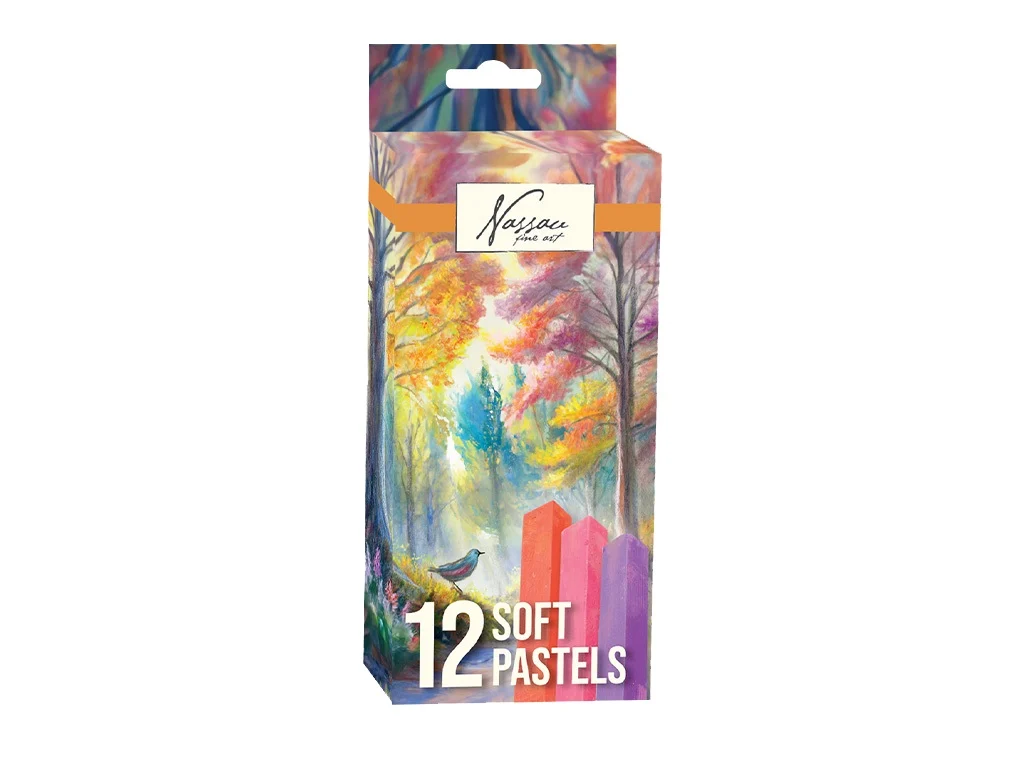 Art & Craft si Artizanat - Set 12 Creta Soft Pastel  Grafix  