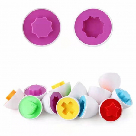 Jucarii educative de asociere si potrivire, Forme Geometrice Oua [2]