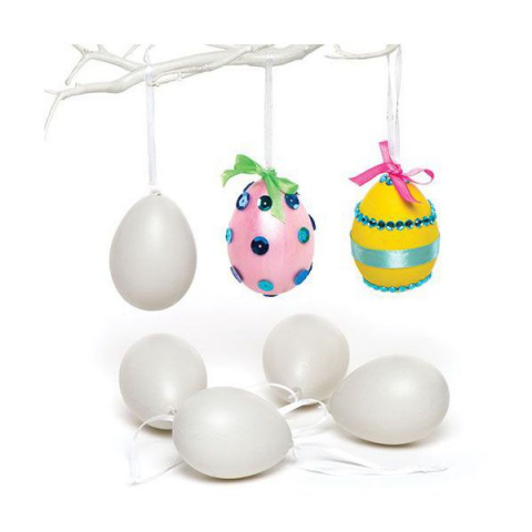 Seturi creative pentru copii - Set 12 Oua Din Plastic De Agatat - Baker Ross