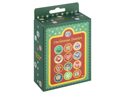 Ștampile, Tușiere, Embosare - Set 12 stampile Craciun Grafix 