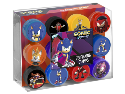 Ștampile, Tușiere, Embosare - Set 12 stampile Sonic Totum