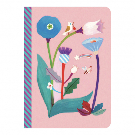 Set 2 carnetele cu foi albe, liniate si veline, 40 pagini, 15 x 10.5 cm, Makoto, Djeco [1]