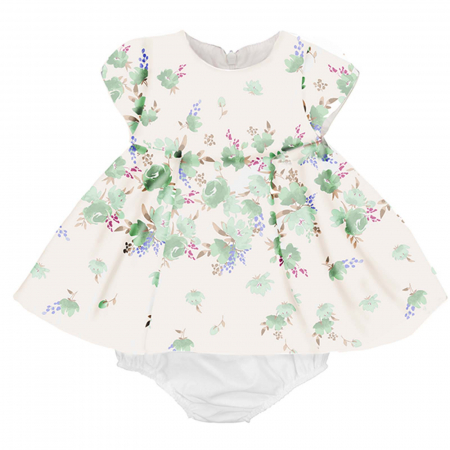 Set 2 piese, Rochie si Chilotei bebe fete, Floral, Primavara [1]