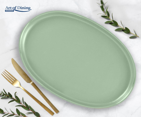 Set 2 platouri ceramica 30x20 cm, yvonne, art of dining by heinner [2]