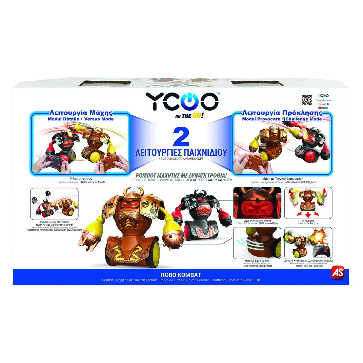 Silverlit Robo Kombat RC, Set 2 Roboti luptatori cu telecomanda, varsta de la 5 ani la 10 ani [6]