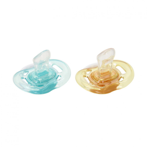 Suzete si accesorii - Set 2 suzete silicon 6-18 luni, u-grow