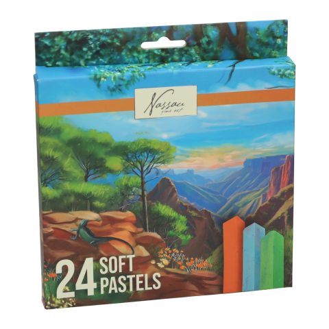 Art & Craft si Artizanat - Set 24 Creta Soft Pastel  Grafix  