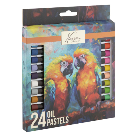 Art & Craft si Artizanat - Set 24 culori ulei pastel Grafix  