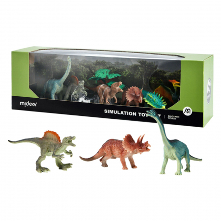 Jucării și Jocuri pentru copii - Set 6 dinozauri de jucarie, figurine pentru copii