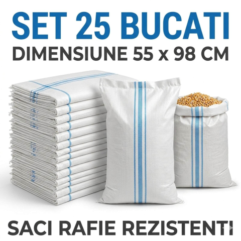 Set 25 Saci Rafie Universali, Mari, 55 x 98 cm, Rezistenti pentru Depozitare si Transport [6]