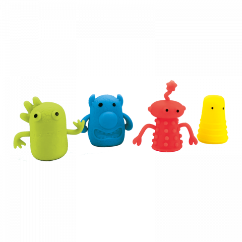 Jucării și Jocuri pentru copii - Set 27 figurine pentru deget Prietenii veseli