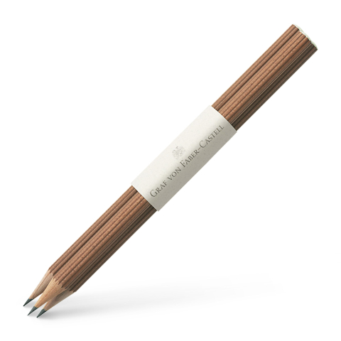 Rechizite Școlare - Set 3 buc creion grafit maro graf von faber-castell