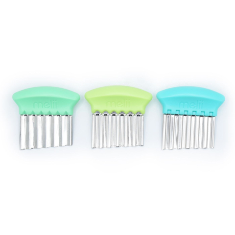 Set 3 cutite pentru gustari, melii, bleu mint lime [1]