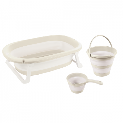 Camera copilului - Set 3 in 1 cu cadita pliabila - Bej