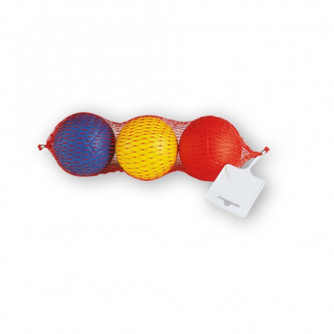 Jucării nisip, plajă și grădină - Set 3 mingi burete 7 cm Superpalle Androni Giocattoli