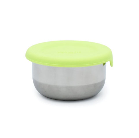Set 3 recipiente mini inox cu capac silicon, melii, bleu mint lime [5]