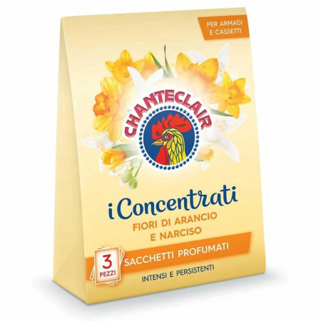 Akciók - Set 3 Saculeti parfumati, odorizant dulap haine, Flori de Portocal si Narcise, 3 x 12 g