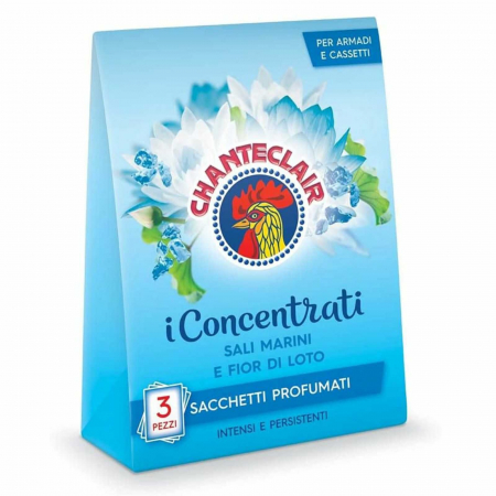 Akciók - Set 3 Saculeti parfumati, odorizant dulap haine, Saruri Marine si Flori de Lotus, 3 x 12 g