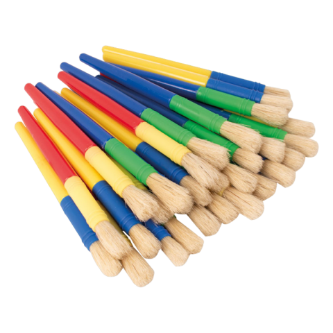Art & Craft si Artizanat - Set 30 de pensule groase pentru copii mici