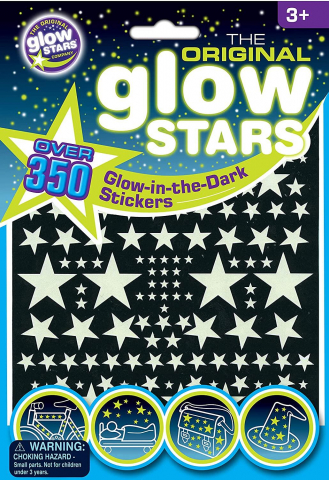 Jucării STEM, Știință şi Experimente - Set 350 abtibilduri reflectorizante - Stele