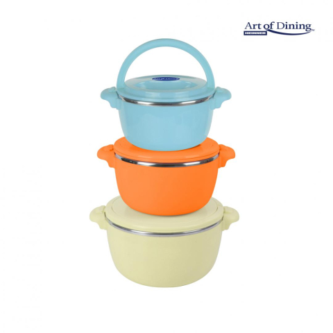 Set 3caserole termice 2+4+6l,belly beige [1]