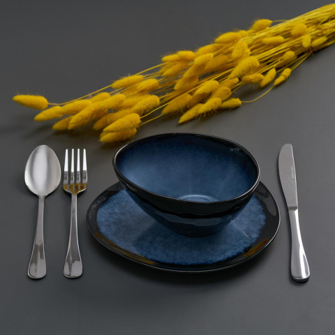 Set 4  boluri ovale ceramica 16 cm , serenity, art of dining by heinner [1]