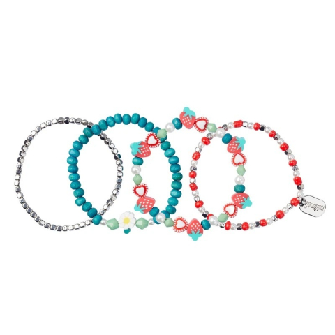 Jucării și Jocuri pentru copii - Set 4 bratari Kensi pentru fetite, Souza! Fata, varsta +9 ani, 3 - 6 ani, 6 - 9 ani