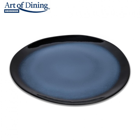 Vesela pentru masa si tacamuri - Set 4  farfurii ovale ceramica 21 cm, serenity, art of dining by heinner