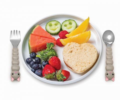 Set 4 tacamuri colorate, melii, model pisica&bulldog, varsta de la 6 luni la +15 ani [3]