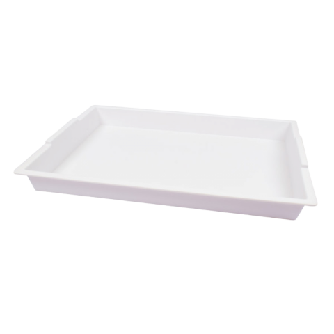 Jucării și Jocuri pentru copii - Set 4 tavi albe multifunctionale 40,5 x 30,5 x 4 cm, pentru gradinita si scoala