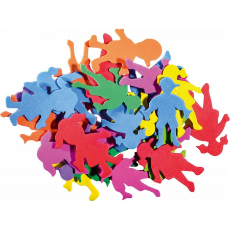 Accesorii Craft - Set 40 figurine cu copii din spuma
