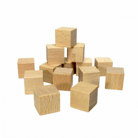 Cuburi din Lemn Natur pentru Activitati Craft - Micostore.ro [2]