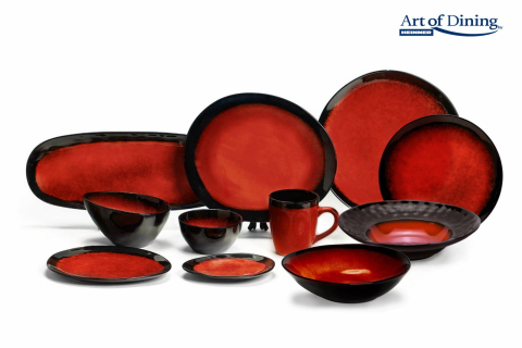 Set 4xfarf. intinsa ceram. 28cm,vulcano [2]