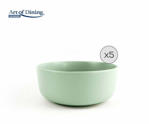 Boluri - Set 5 boluri cereale ceramica 16 cm, yvonne, art of dining by heinner