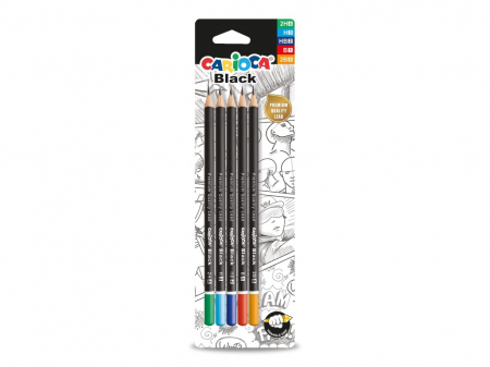 Set creioane pentru desene si schite cu mina grafit, duritate diferita. [0]